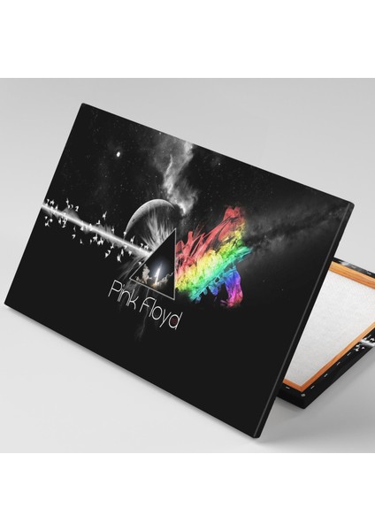Pink Floyd Rock Müzik Sanat Dekor Uzay Renkli Işıklar Art Kanvas Tablo fiyatları