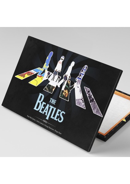 The Beatles Rock Müzik Grubu John Lennon Efsane Müzik Dekor Kanvas Tablo