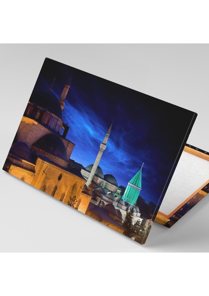 Konya Mevlana Müzesi Mesnevi Kanvas Tablo