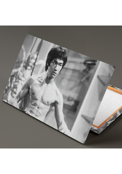 Kung Fu Dövüş Sanatları Ustası Efsane Bruce Lee Kanvas Tablo