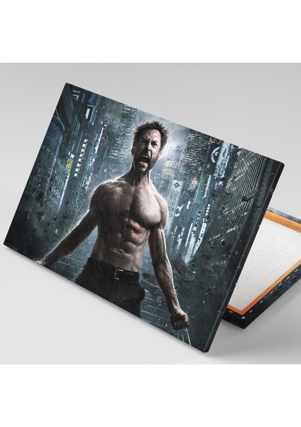 Yağmur Altında Hugh Jackman Wolverine Xman Film Kanvas Tablo