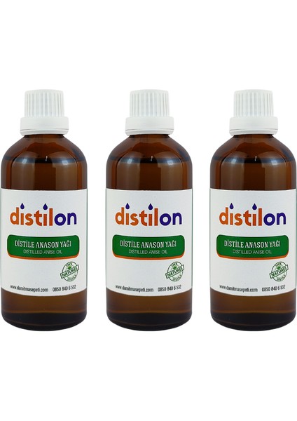 Distile Anason Yağı 3 x 50 ml