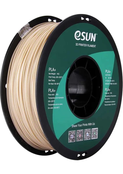 Esun PLA+ Filament Kemik Beyazı