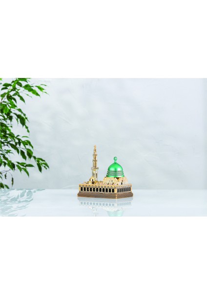 Mescidi Nebevi (Cami) - Altın Renk - Ebat : 17 x 19 Cm. BIBLOYC107 fiyatları