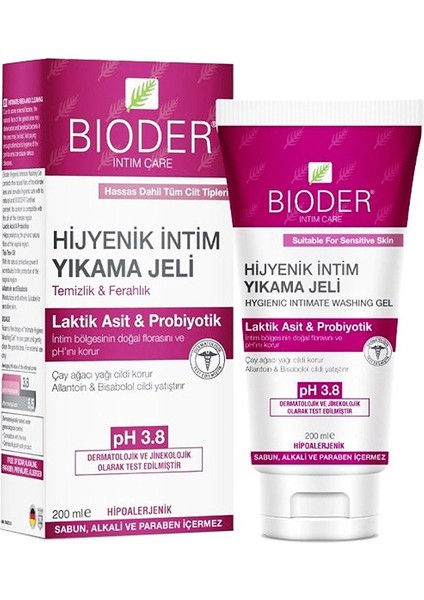Bioder hijyenik Intim Yıkama Jeli 200ML