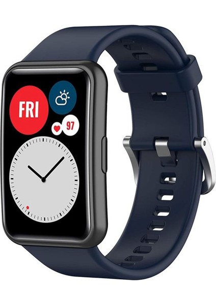 Huawei Watch Fit Mini Uyumlu Silikon Kordon