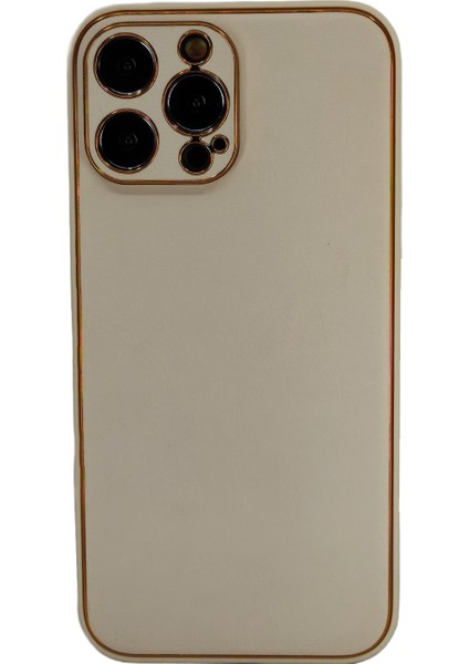Apple iphone 13 Pro Max Uyumlu Coco Leather Seri Arka Koruma