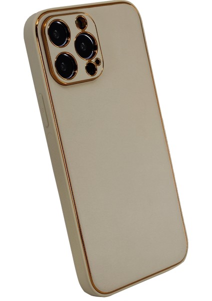 Apple iphone 13 Pro Max Uyumlu Coco Leather Seri Arka Koruma