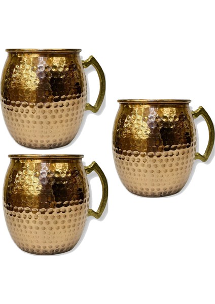 3’lü Bakır Moscow Mule Bardak