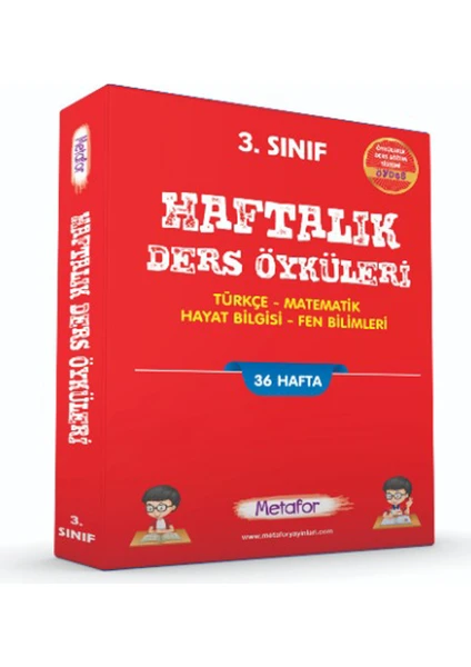 Metafor Yayıncılık Metafor 3. Sınıf Haftalık Ders Öyküleri 36 Föy (Hdö)