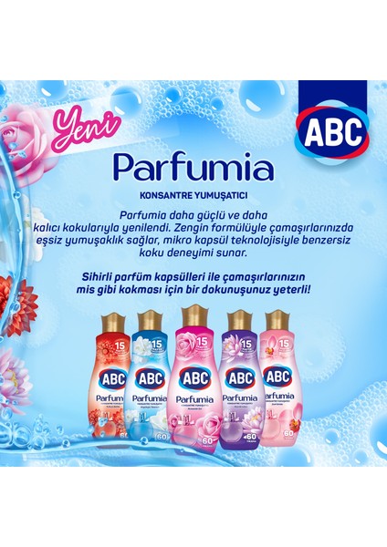 Parfumia Konsantre Yumuşatıcı Romantik Gül 1440 ml