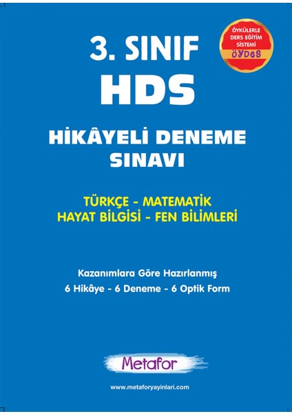 Metafor 3. Sınıf Hikayeli Deneme Sınavı 6’lı (Hds)