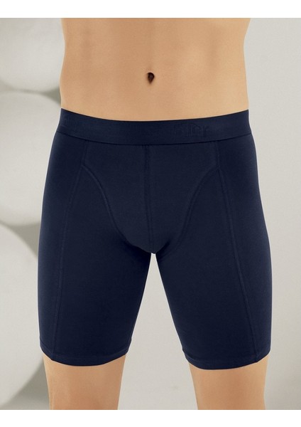 ME114 6lı Paket Likralı Uzun Erkek Boxer