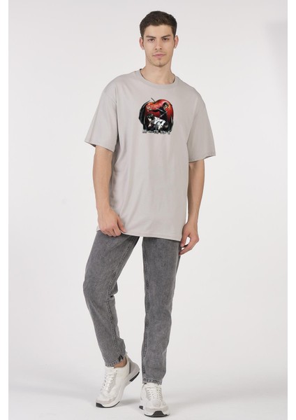 Oversize T-Shirt Death Note Gri fiyatları