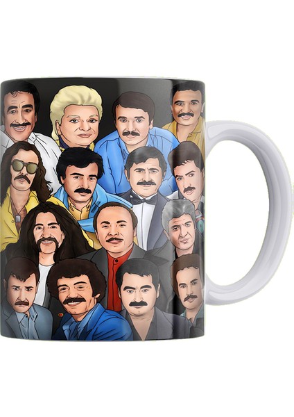 Büyük Ses Sanatçıları Baskılı %100 Porselen Kupa