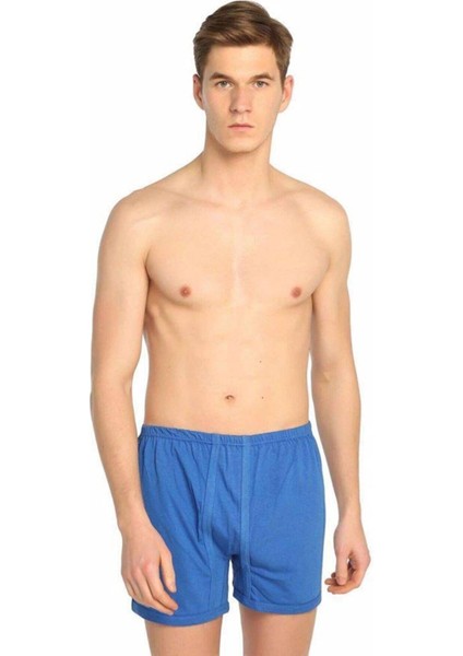 Erkek Renkli Paçalı Boxer Don - 12 Adet