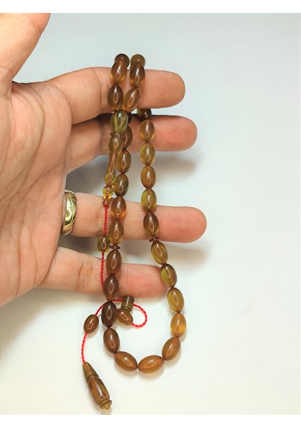 Mesut Elma Usta İşi İmzalı Mühürlü Sıkma Kehribar fırsatları