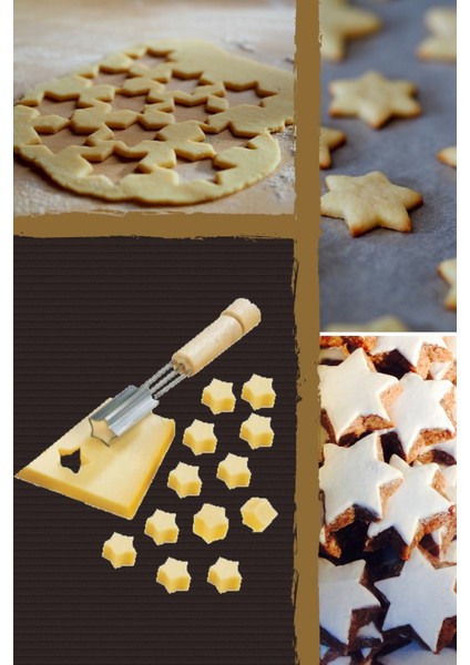 Mini Kurabiye Hamur Pasta Üstü Süs Magnet Kurabiye Yapımı Şekilli Kesme Aparatı