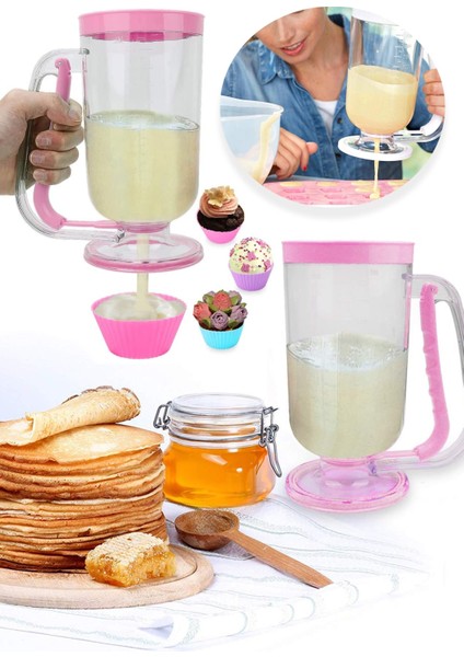 Pratik Hamur Dağıtıcı Pancake Hamur Porsiyonlayıcı - Dağıtıcı