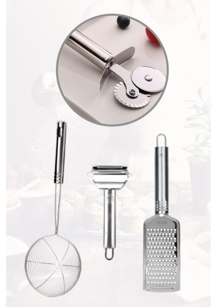 Çelik Peynir Limon Rendesi El Rendesi, Kevgir, Julyen Soyacak, Pizza Hamur Ruleti