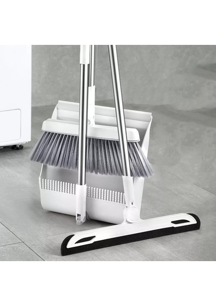 Süpürge Silecek Seti Katlanır Faraş Zemin Temizleyici Banyo Tuvalet Fırçası