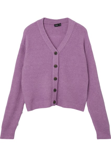 Düz Pembe Kiz Çocuk Atlet Nlfnollen Knit Short Cardigan