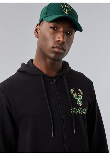 Kapüşon Yaka Siyah Erkek Sweatshirt 60284687NBA Scrıpt Fz Mılbuc Blkmp fiyatları