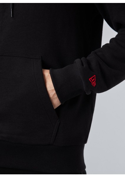 Kapüşon Yaka Siyah Erkek Sweatshirt 60284698NBA Scrıpt Fz Chıbul Blkfd fırsatları