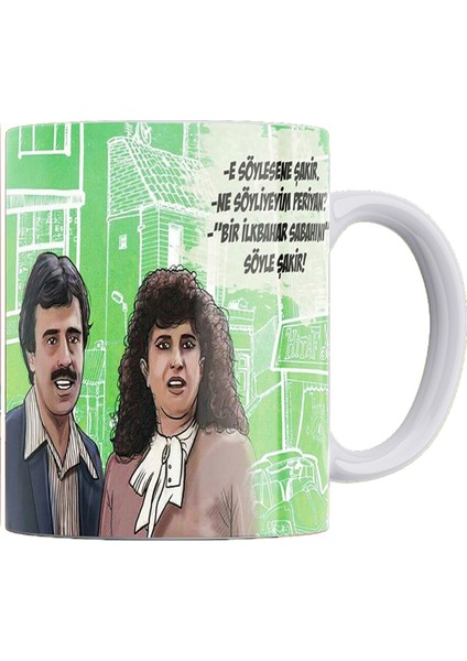 Perihan Abla Baskılı %100 Porselen Kupa