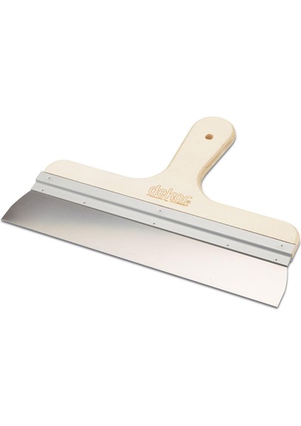 Dekor 050 Eğri Saplı Spatula Tavan Duvar Alçı Ispatulası 60 Cm