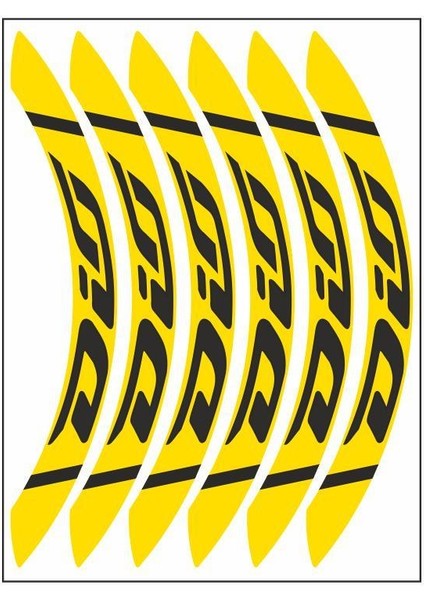 Honda Sarı Geniş Dio Uyumlu 1 Set Jant Şeridi