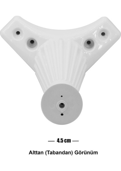 Mobilya Kanepe Koltuk Sehpa Ayağı 15 Cm Beyaz Baza Ayak (4 Adet) indirimleri