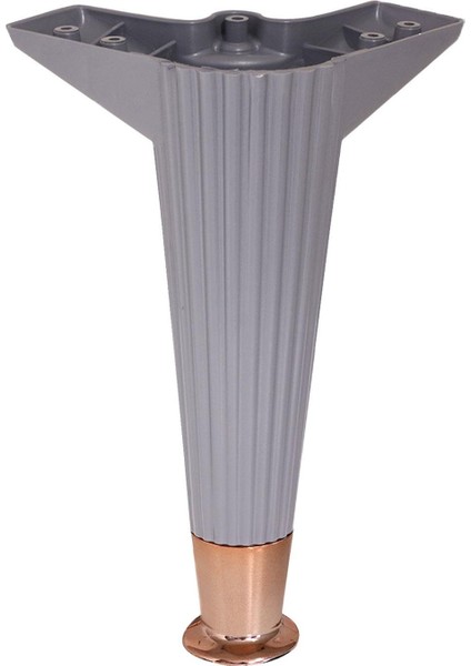 Mobilya Kanepe Koltuk Ünite Ayağı 22 Cm Baza Ayak Antrasit Roz fiyatları