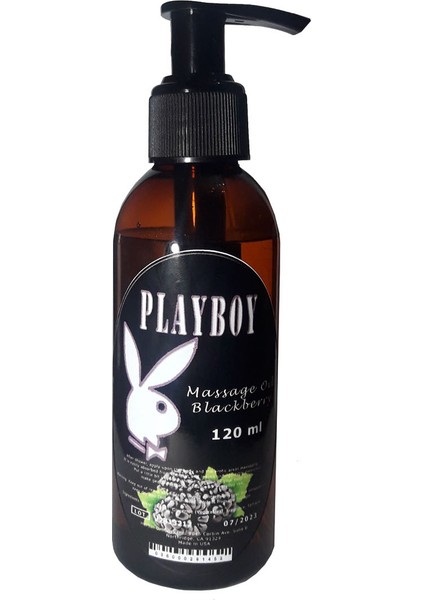 Masaj Yağı Böğürtlen Aromalı Aromaterapi 120ml / Playboy Blackberry Aromatherapy Massage Oil 120ml