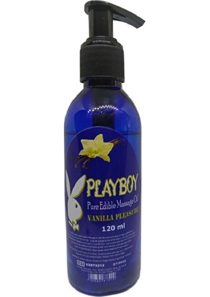 Masaj Yağı Vanilya Aromalı Pure Edible Aromaterapi 120ml / Playboy Vanilla Flavored Massage Oil 120ml