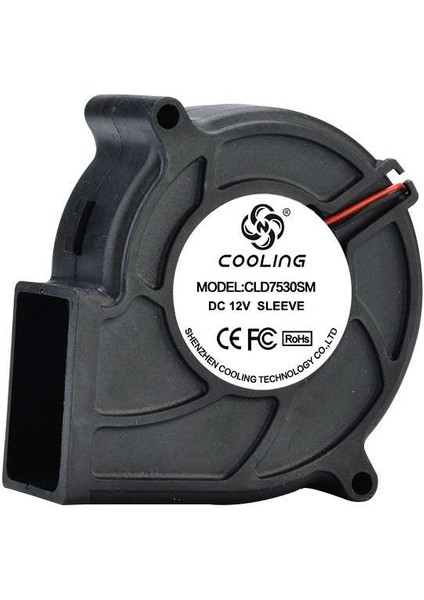 Cooling 75X75X30MM 24V Salyangoz Fan