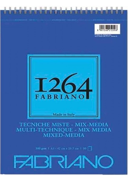 : 1264 Çok Amaçlı Defter : A3 (300 gr - 30 Yaprak)