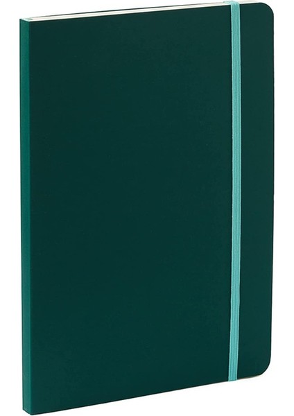 : Ispira Karton Kapak Dikişli Çizgili Defter : Yeşil : A5 (96 Yaprak - 85 Gr)