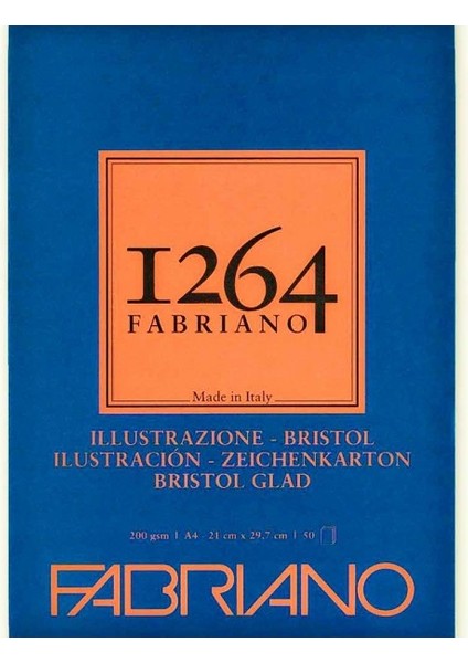 : 1264 Bristol Bloğu : A4 (200 gr - 50 Yaprak)