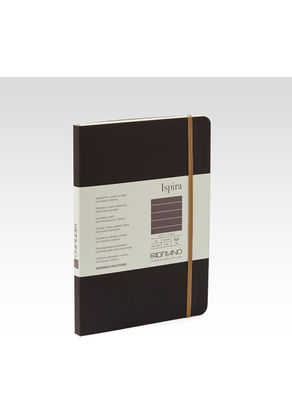 : Ispira Karton Kapak Dikişli Noktalı Defter : Kahverengi : A6 (96 Yaprak - 85 Gr)