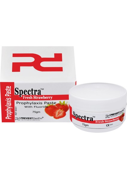 Prevest Spectra Diş Beyazlatma Temizlik Pastası Prophylaxis Paste Çilek Aromalı