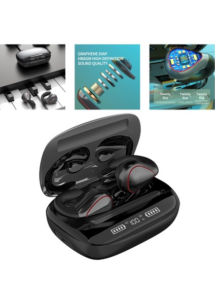 Bluetooth Kulaklık Gerçek Kablosuz Kemik Iletimi Yaşam Spor (Yurt Dışından)