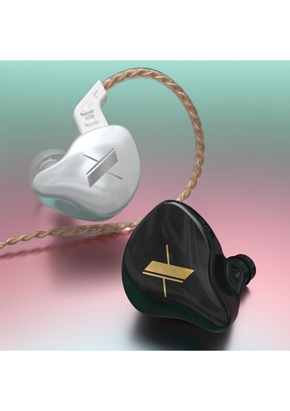 Kz Edx 1dd Kulaklık Kulak Içi 10MM Dinamik Sürücü Mıc ile Ayrılabilir Kablo (Yurt Dışından) fırsatları