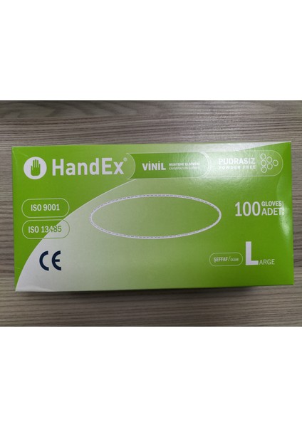 HandexHandex L Beden Vinil Eldiveni
