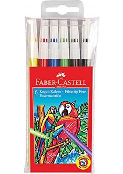 Keçeli Kalem 6 Renk Yıkanabilir