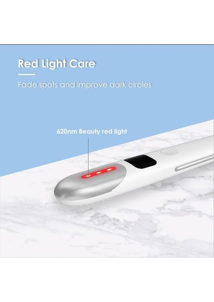 Elektrikli Ems Microcurrent Göz Masaj Aleti LCD Titreşim Sıcak Anti Aging (Yurt Dışından)