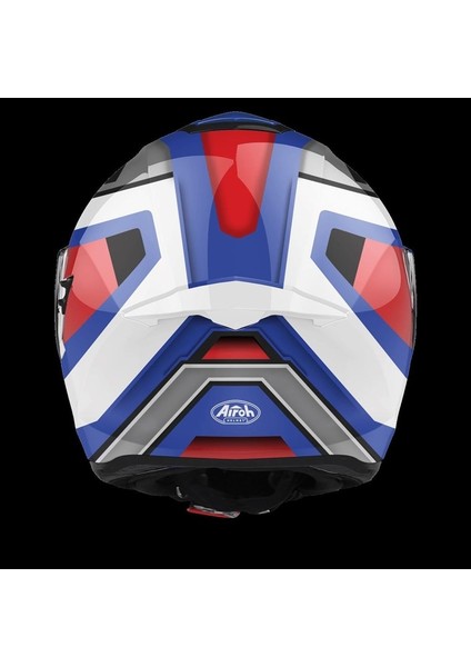 Aıroh ST.501 Square Mavi Kırmızı Gloss Kask
