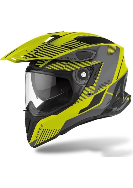 Aıroh Commander Boost Sarı Matt Kask