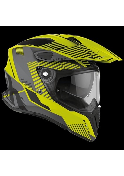 Aıroh Commander Boost Sarı Matt Kask