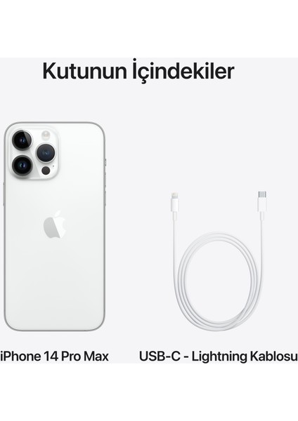 iPhone 14 Pro Max 128 GB Gümüş